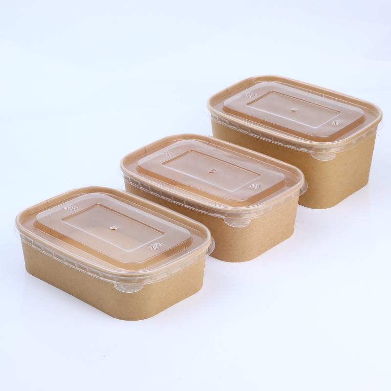 Meal Prep Bowl - 10 szt. Kwadratowe Jednorazowe Pojemniki na