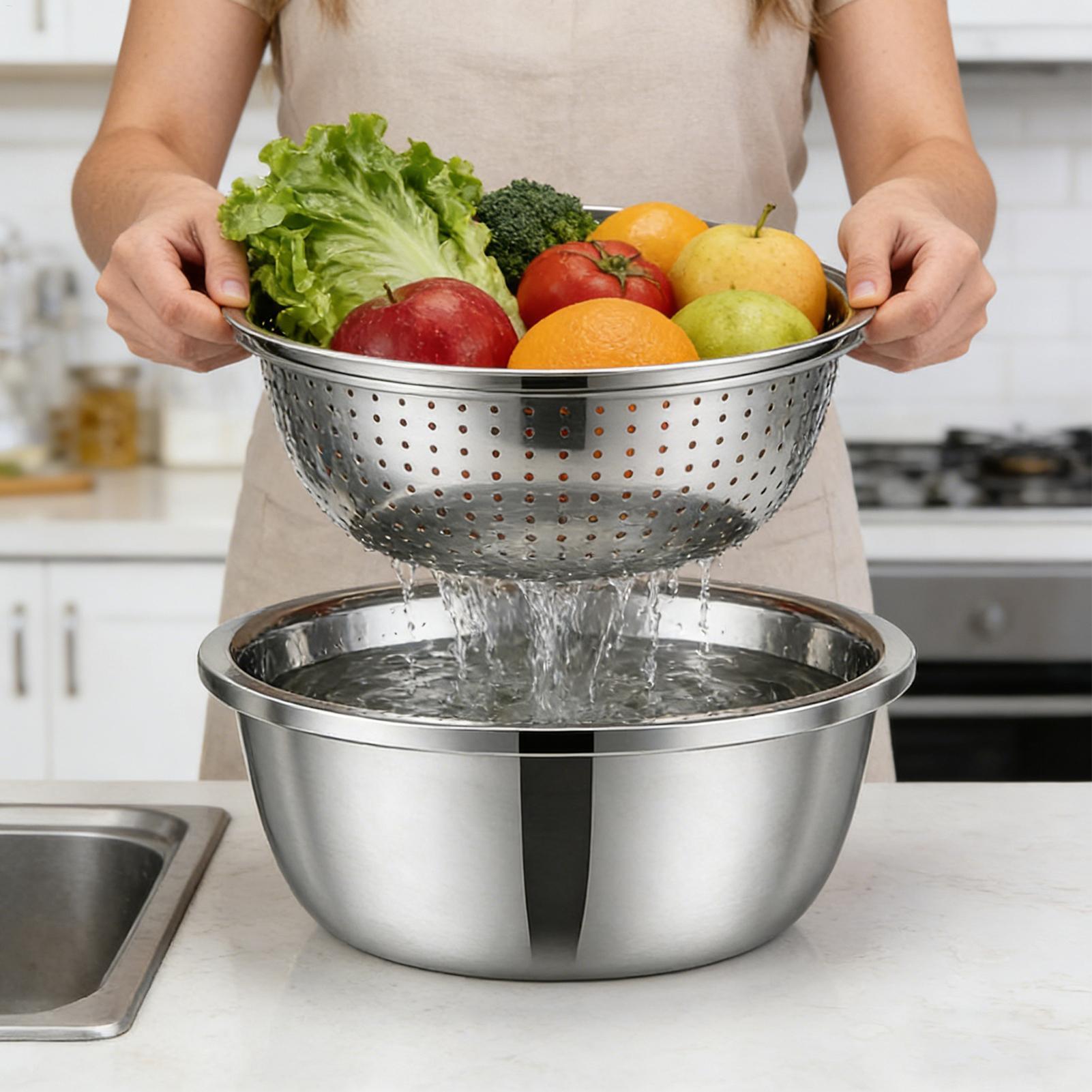 Durszlak ze stali nierdzewnej, – Meal Prep With Rice recenzja i cena